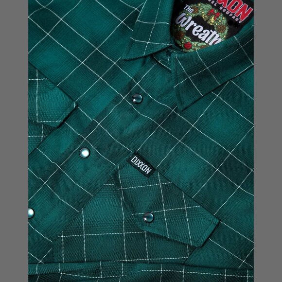 DIXXON FLANNEL - WREATH Flannel Shirt - Mens Large - Picture 4 of 15